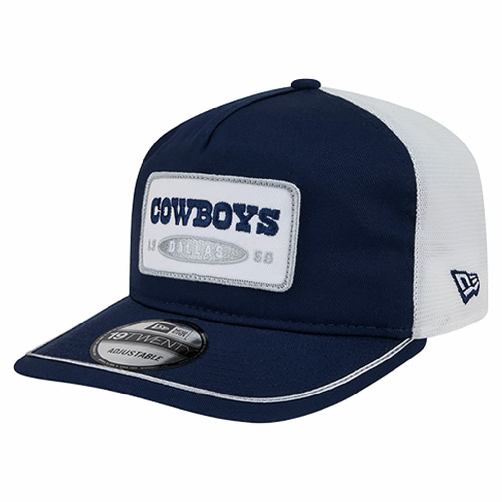 Dallas Cowboys New Era Patch 19TWENTY Adjustable Hat - Navy/White online