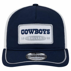 Dallas Cowboys New Era Patch 19TWENTY Adjustable Hat - Navy/White online