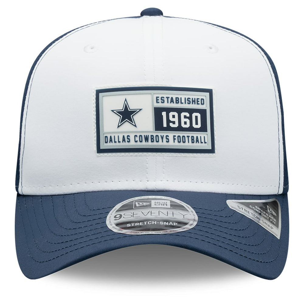 Dallas Cowboys New Era Established Patch 9SEVENTY Adjustable Hat - White/Navy sale