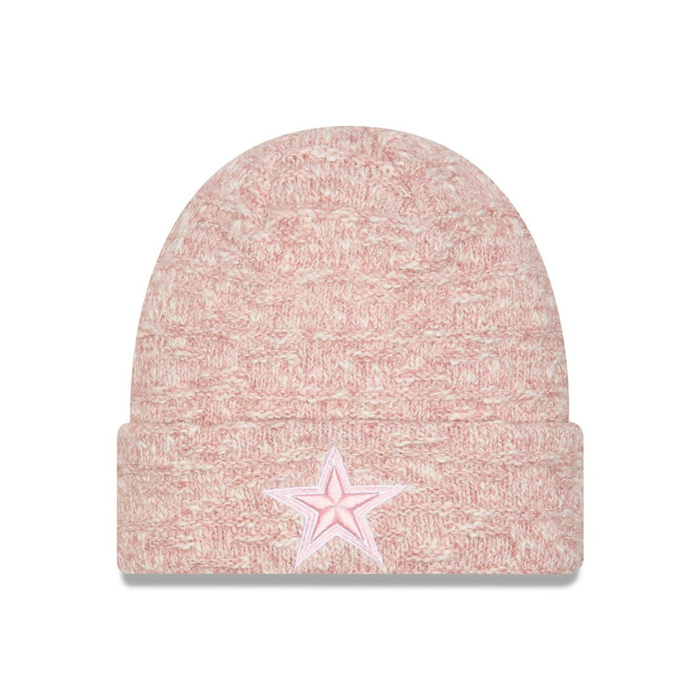 Dallas Cowboys New Era Women's Metallic Cuffed Knit Hat - Pink for sale