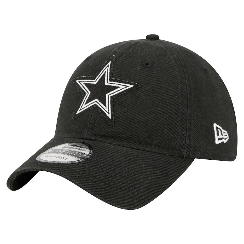 Dallas Cowboys New Era Stamp 9TWENTY Adjustable Hat - Black cheap