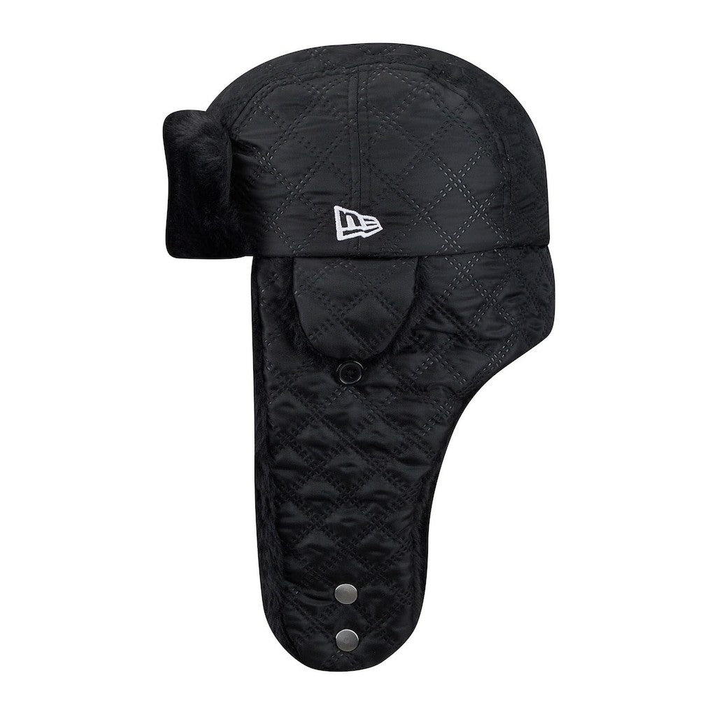 Dallas Cowboys New Era Quilted Trapper Hat - Black on sale