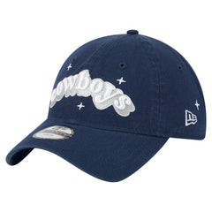 Dallas Cowboys New Era Girls Youth Cheer 9TWENTY Adjustable Hat - Navy for sale