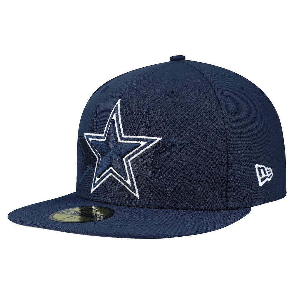 Dallas Cowboys New Era Tri-Hit 59FIFTY Fitted Hat - Navy sale