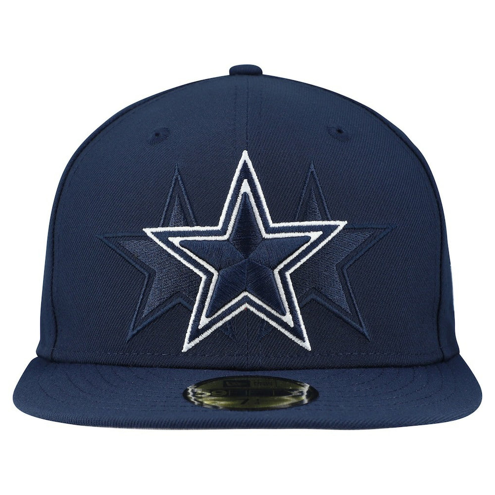 Dallas Cowboys New Era Tri-Hit 59FIFTY Fitted Hat - Navy sale