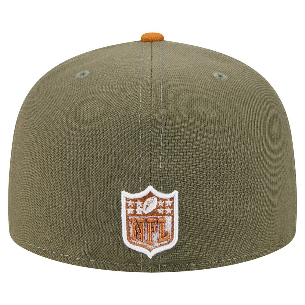 Dallas Cowboys New Era 2-Tone Color Pack A-Frame 59FIFTY Fitted Hat - Olive/Brown cheap