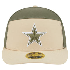 Dallas Cowboys New Era 2-Tone Color Pack Split Panel 59FIFTY Fitted Hat - Light Beige/Olive online