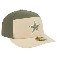 Dallas Cowboys New Era 2-Tone Color Pack Split Panel 59FIFTY Fitted Hat - Light Beige/Olive online