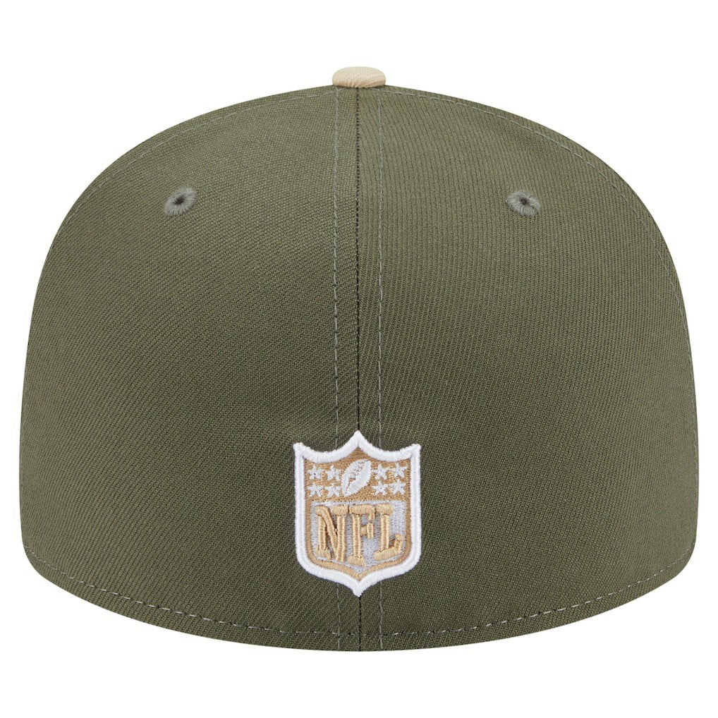 Dallas Cowboys New Era 2-Tone Color Pack Split Panel 59FIFTY Fitted Hat - Light Beige/Olive online
