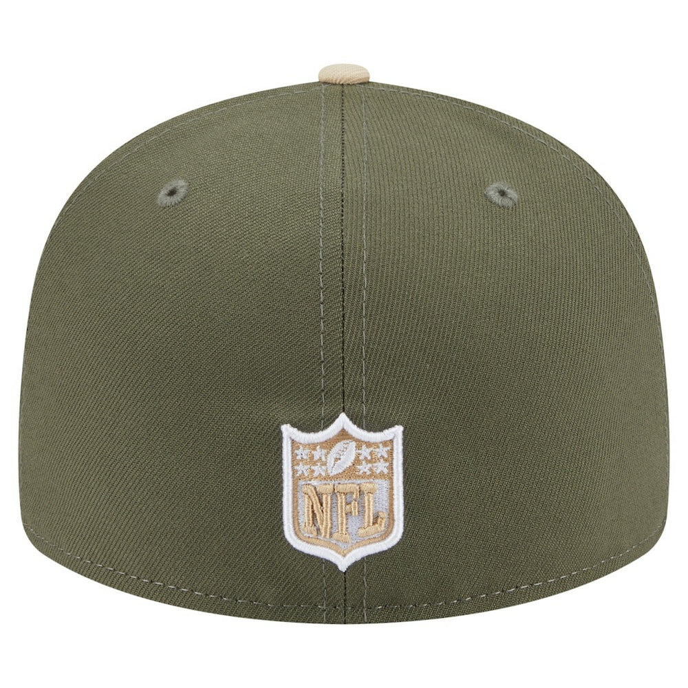 Dallas Cowboys New Era 2-Tone Color Pack Split Panel 59FIFTY Fitted Hat - Light Beige/Olive online