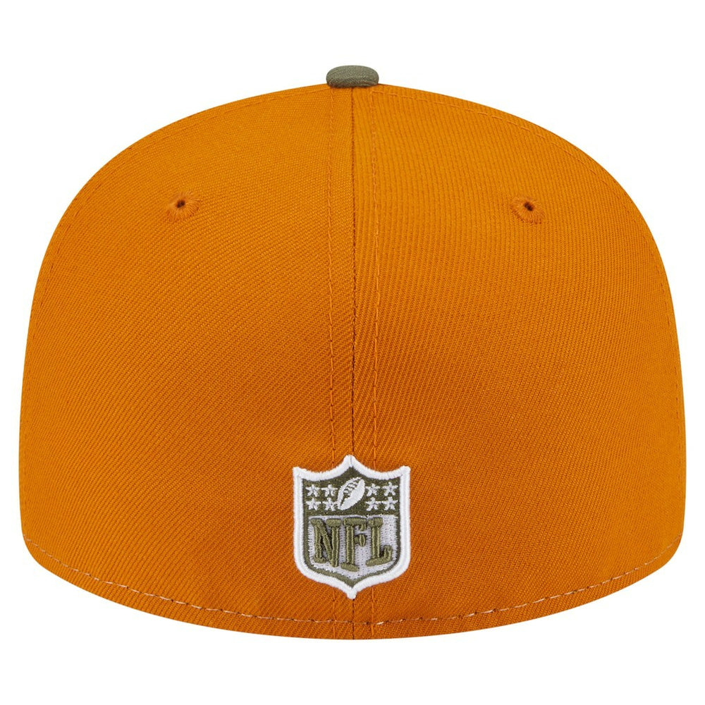 Dallas Cowboys New Era 2-Tone Color Pack Split Panel 59FIFTY Fitted Hat - Olive/Brown discount