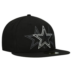 Dallas Cowboys New Era Tri-Hit 59FIFTY Fitted Hat - Black sale