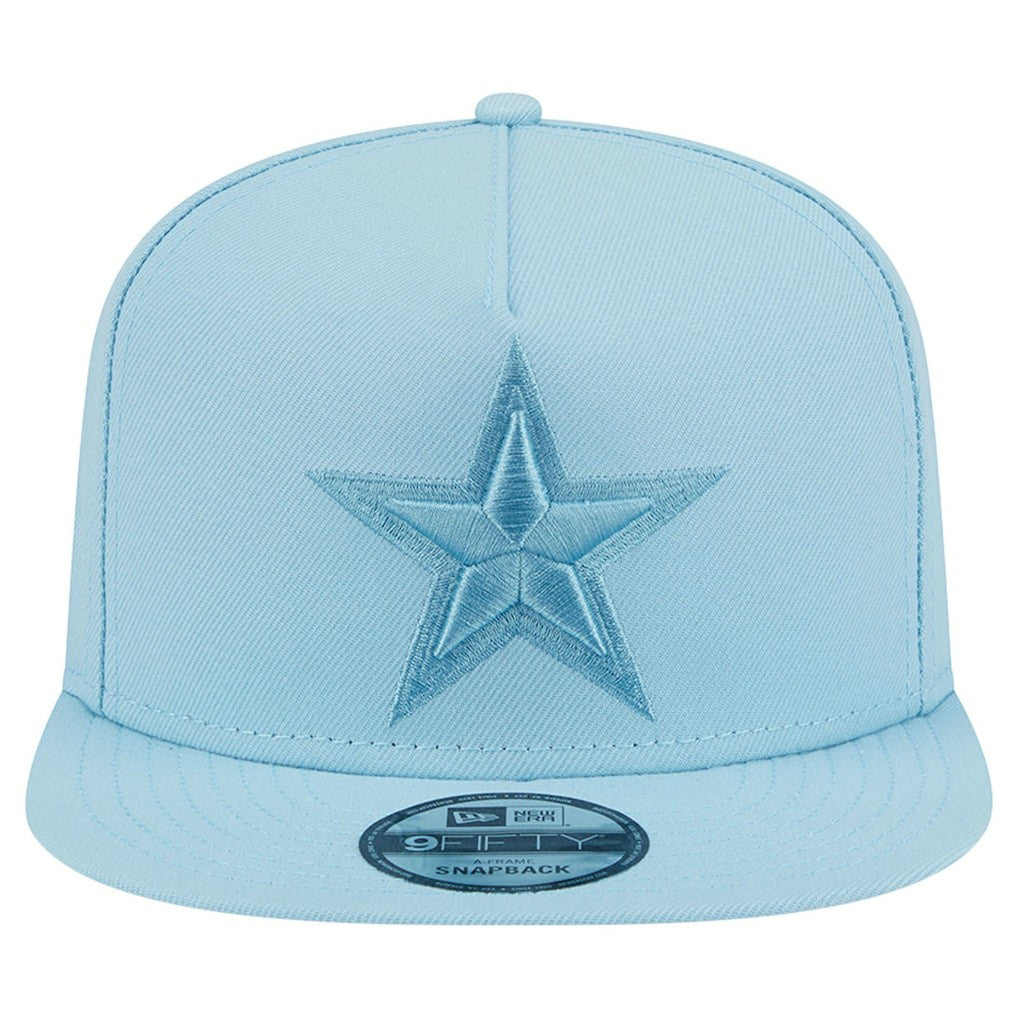 Dallas Cowboys New Era Color Pack A-Frame 9FIFTY Snapback Hat - Light Blue outlet
