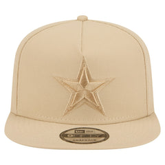 Dallas Cowboys New Era Color Pack A-Frame 9FIFTY Snapback Hat - Light Beige discount