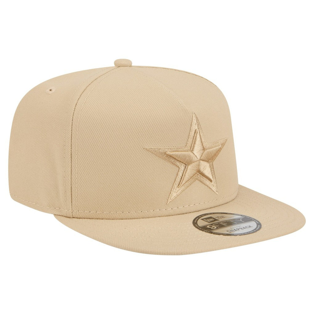 Dallas Cowboys New Era Color Pack A-Frame 9FIFTY Snapback Hat - Light Beige discount
