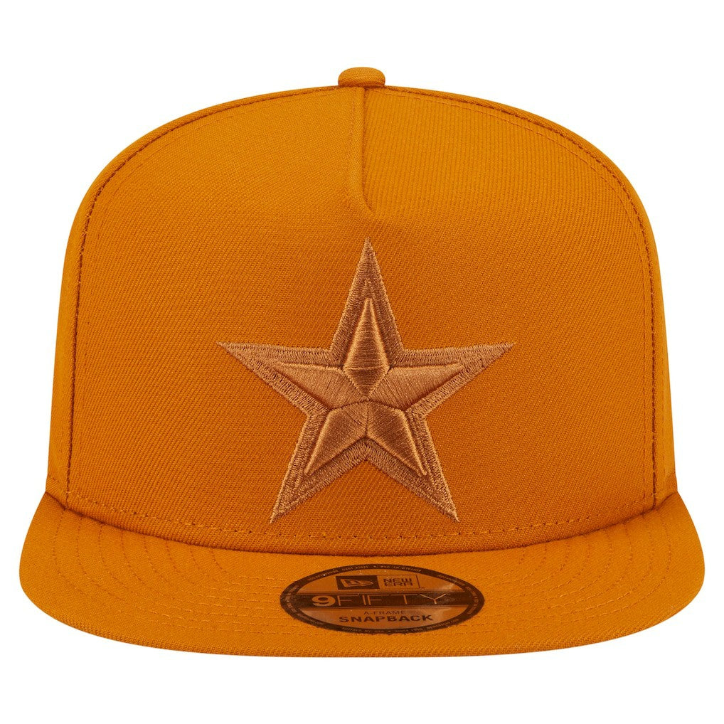 Dallas Cowboys New Era Color Pack A-Frame 9FIFTY Snapback Hat - Brown sale