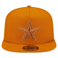 Dallas Cowboys New Era Color Pack A-Frame 9FIFTY Snapback Hat - Brown sale