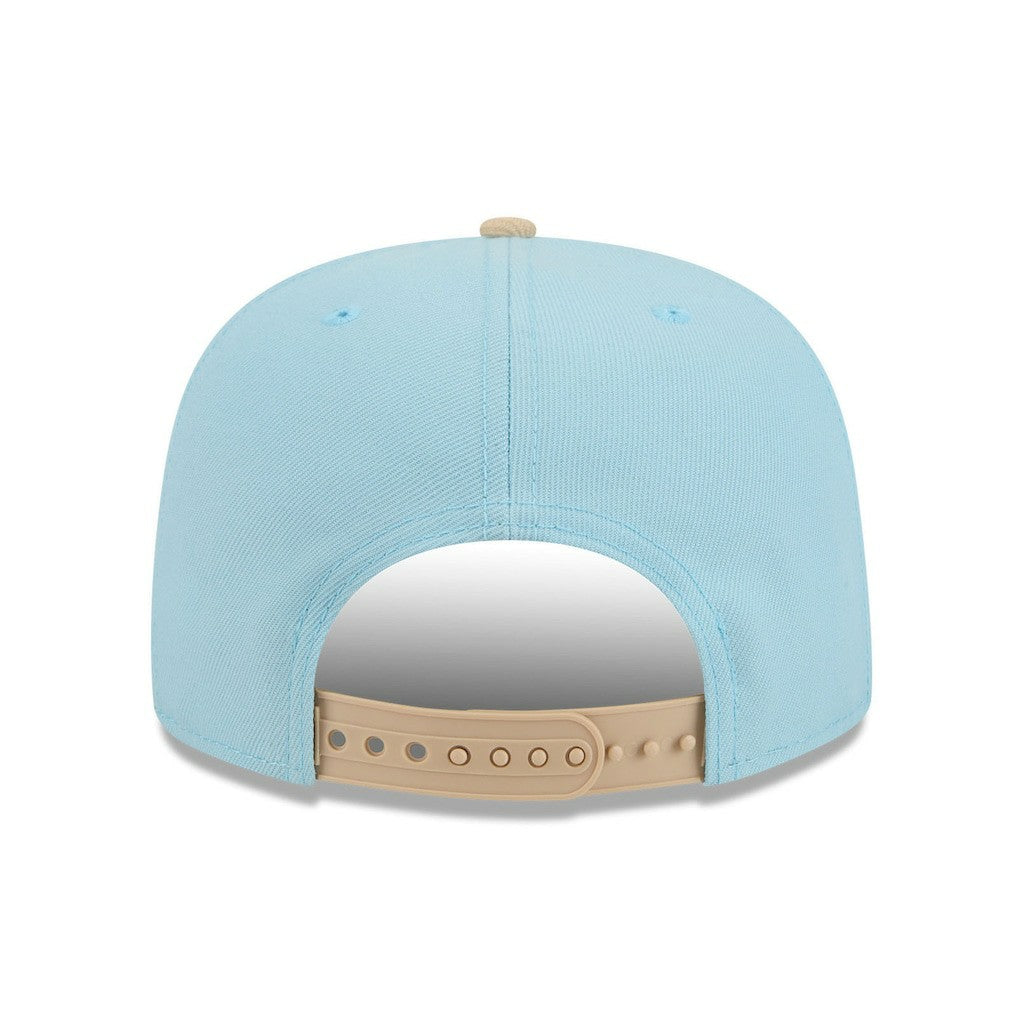 Dallas Cowboys New Era Two-Tone Color Pack A-Frame 9FIFTY Snapback Hat - Light Blue/Brown outlet