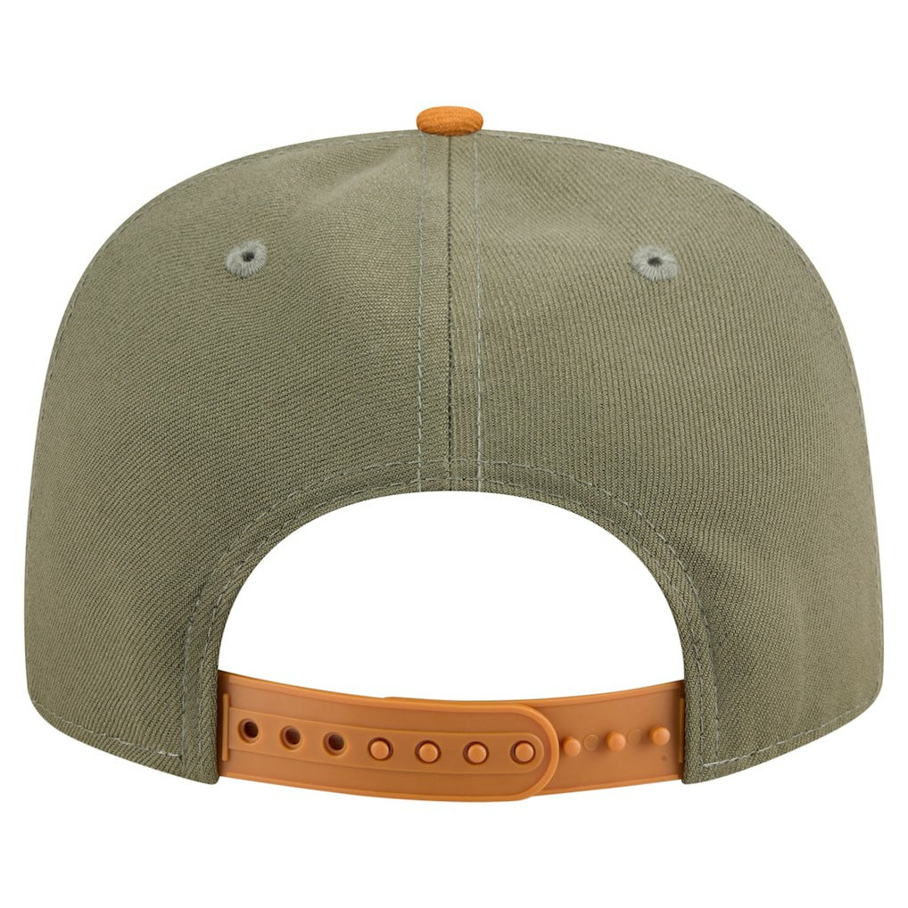 Dallas Cowboys New Era Two-Tone A-Frame 9FIFTY Snapback Hat - Olive/Brown on sale