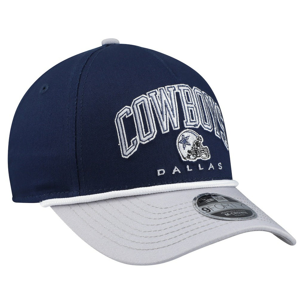 Dallas Cowboys New Era Youth Arch COOLERA 9FORTY A-Frame Adjustable Hat - Navy on sale