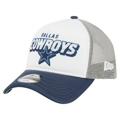 Dallas Cowboys New Era Youth Streak 9FORTY A-Frame Adjustable Hat - White/Navy online