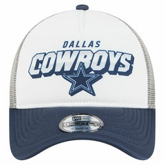 Dallas Cowboys New Era Youth Streak 9FORTY A-Frame Adjustable Hat - White/Navy online
