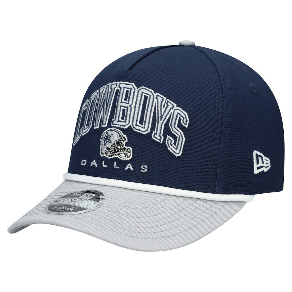 Dallas Cowboys New Era Preschool Arch 9FORTY M-Crown A-Frame COOLERA Adjustable Hat - Navy/Gray discount