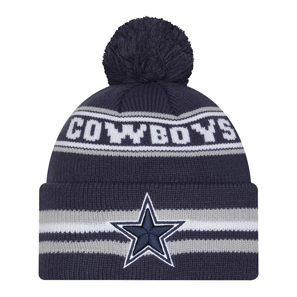 Dallas Cowboys New Era Pre-School Classic Cuffed Knit Hat with Pom - Navy sale