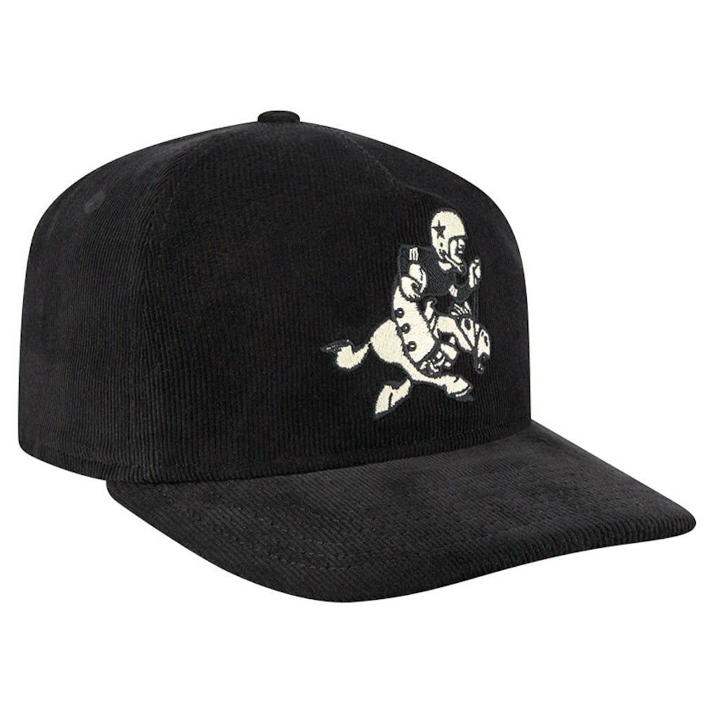 Dallas Cowboys New Era Retro Joe Nostalgic Corduroy Golfer Adjustable Hat - Black outlet