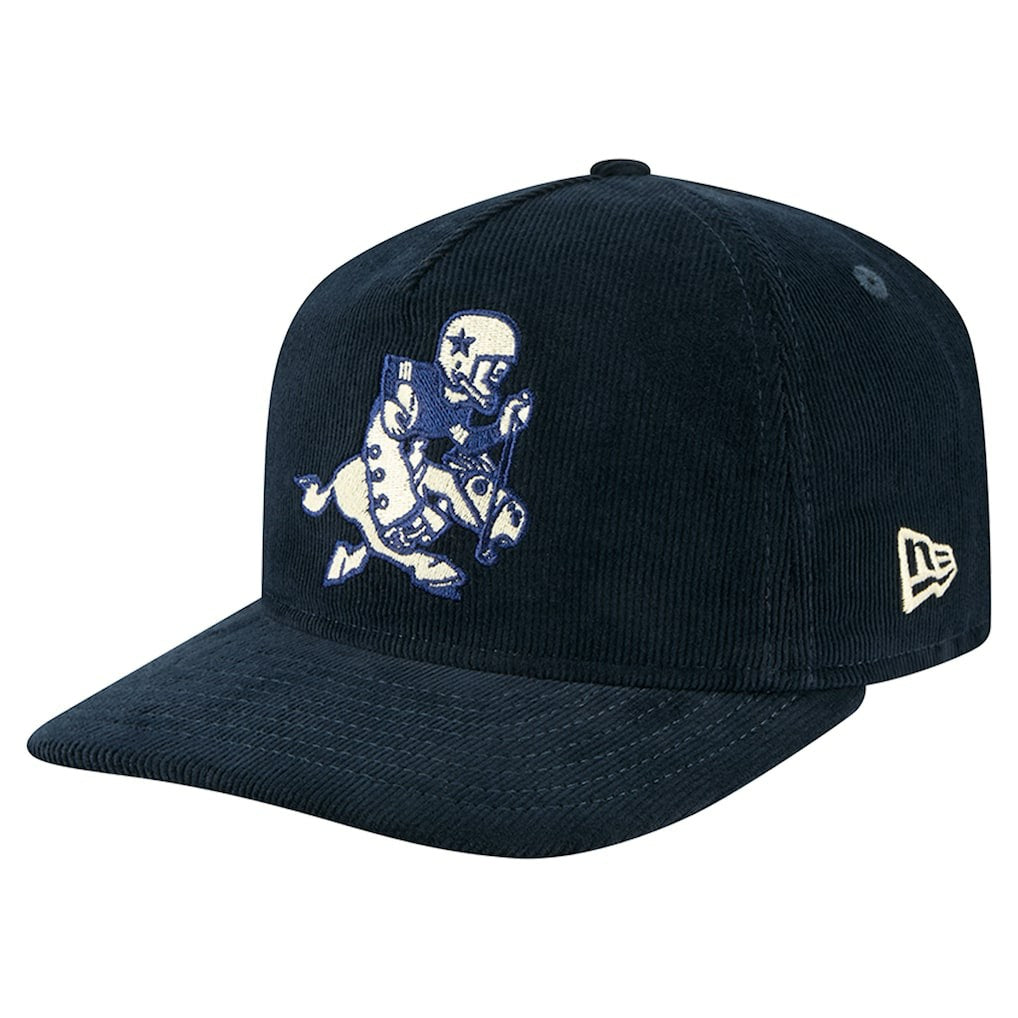 Dallas Cowboys New Era Retro Joe Nostalgic Corduroy Golfer Adjustable Hat - Navy outlet