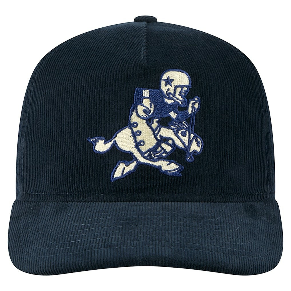 Dallas Cowboys New Era Retro Joe Nostalgic Corduroy Golfer Adjustable Hat - Navy outlet