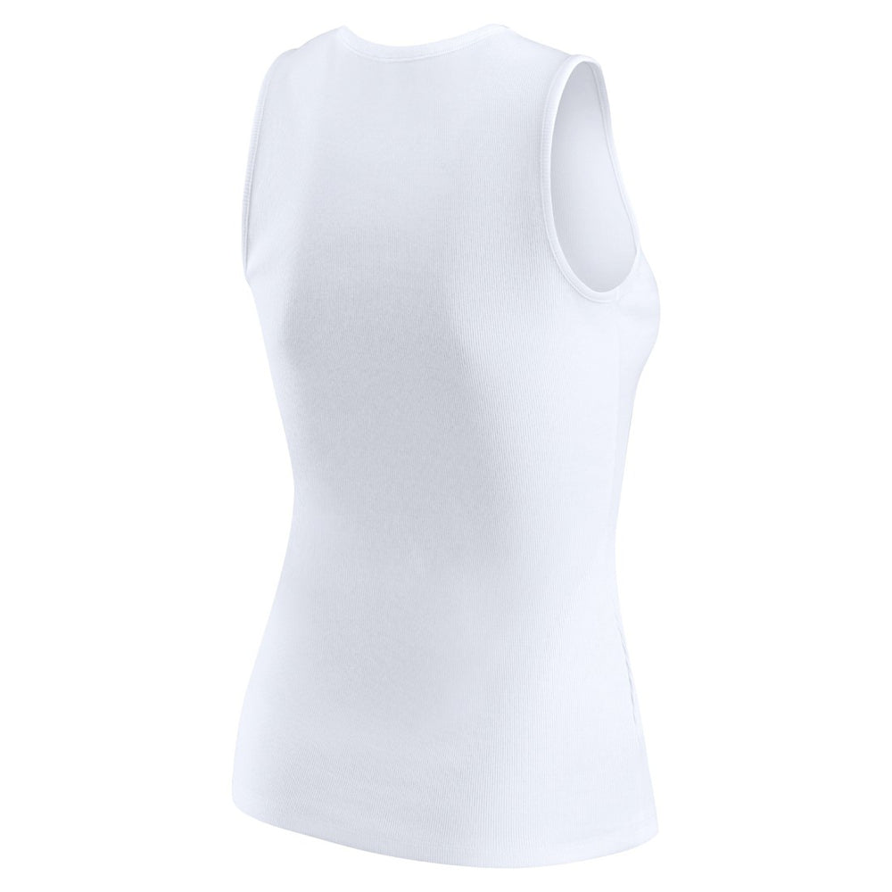 Seattle Seahawks WEAR by Erin Andrews Women's Ribbed Graphic Tank Top - White discount