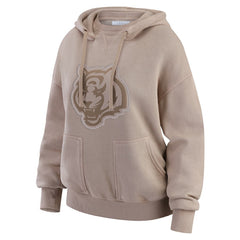 Cincinnati Bengals WEAR by Erin Andrews Women's Washed Pullover Crewdie - Tan for sale