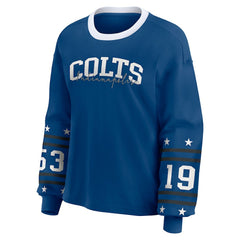 Indianapolis Colts WEAR by Erin Andrews Women's Sport Long-Sleeve T-Shirt - Royal outlet