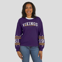 Minnesota Vikings WEAR by Erin Andrews Women's Sport Long-Sleeve T-Shirt - Purple outlet