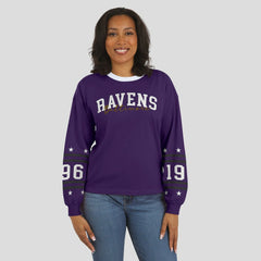 Baltimore Ravens WEAR by Erin Andrews Women's Sport Long-Sleeve T-Shirt - Purple outlet