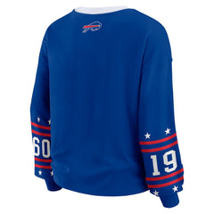 Buffalo Bills WEAR by Erin Andrews Women's Sport Long-Sleeve T-Shirt - Royal discount