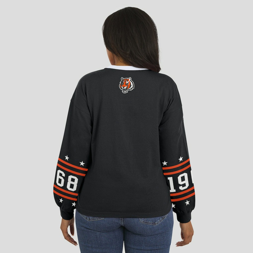 Cincinnati Bengals WEAR by Erin Andrews Women's Sport Long-Sleeve T-Shirt - Black online