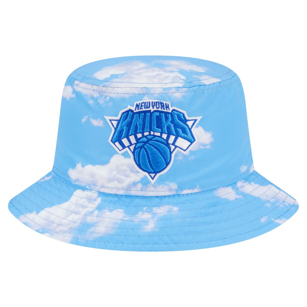 New York Knicks Summer Sun and Storm Reversible Bucket Hat - Black/Light Blue | New Era on sale
