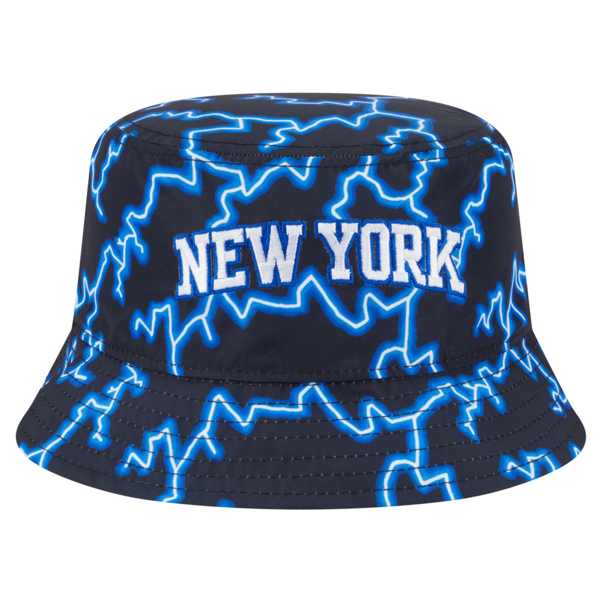 New York Knicks Summer Sun and Storm Reversible Bucket Hat - Black/Light Blue | New Era on sale