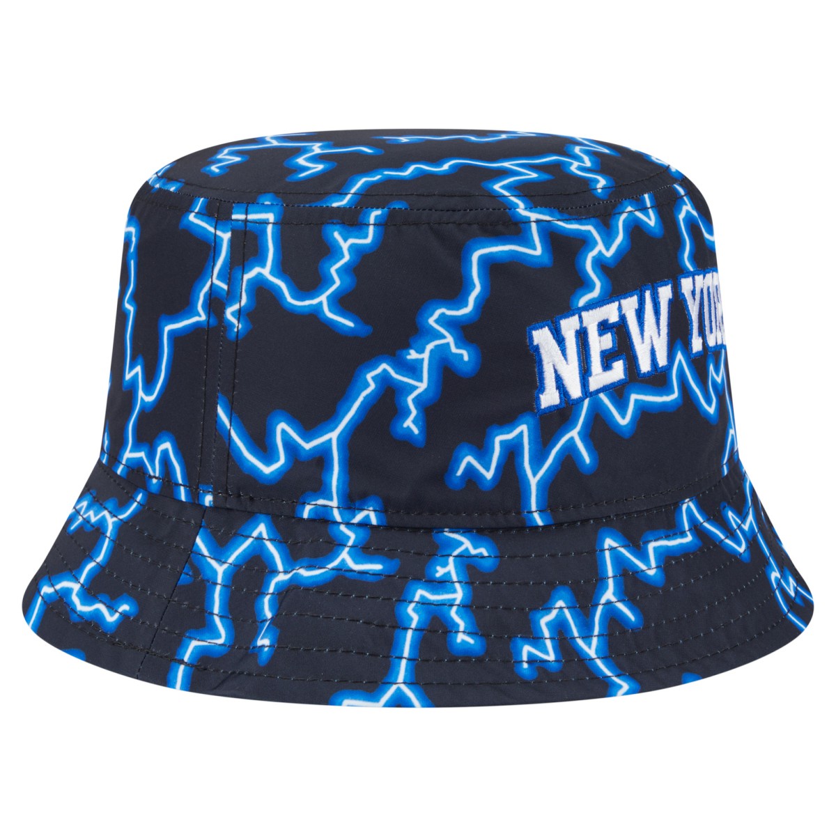 New York Knicks Summer Sun and Storm Reversible Bucket Hat - Black/Light Blue | New Era on sale