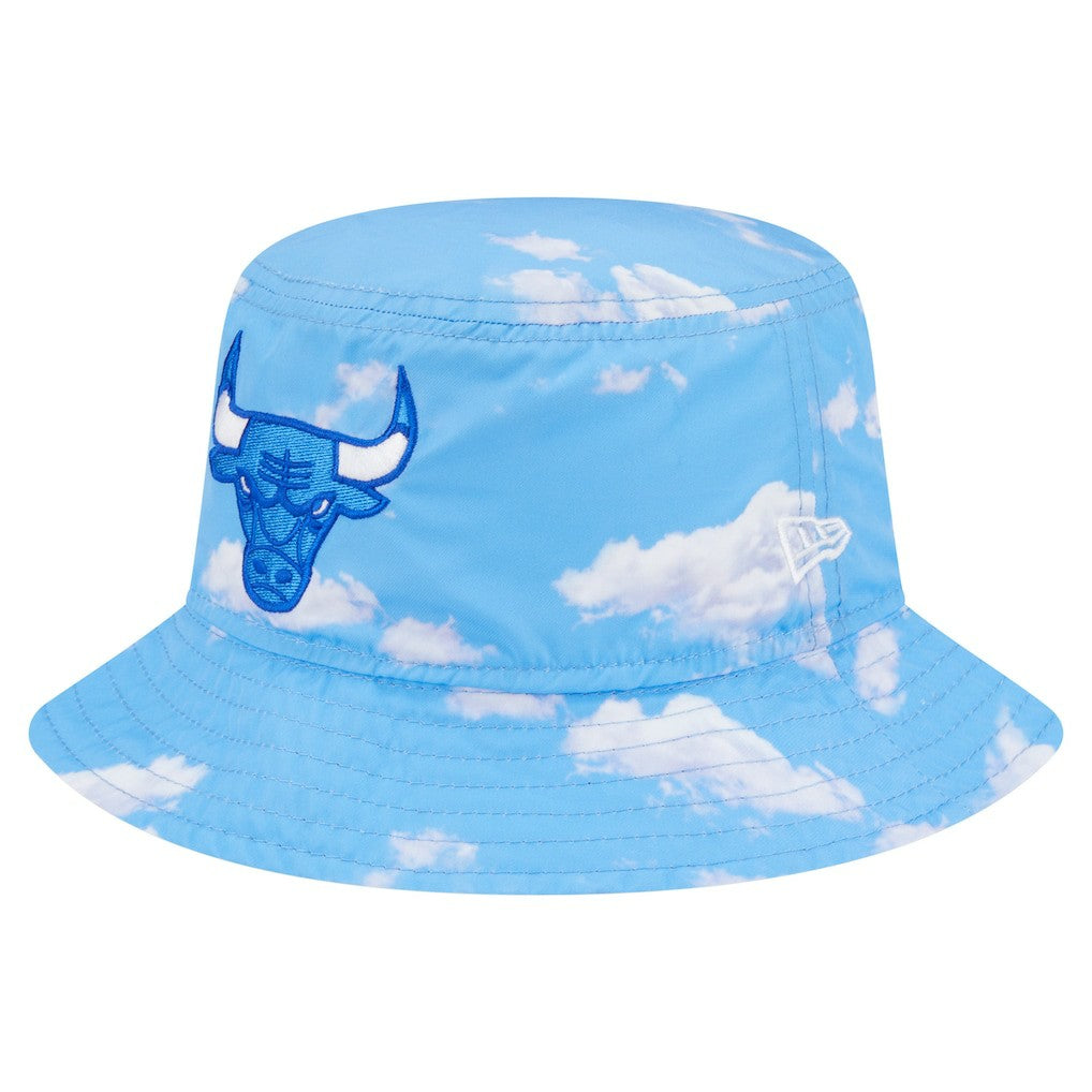 Chicago Bulls Summer Sun and Storm Reversible Bucket Hat - Black/Light Blue | New Era sale