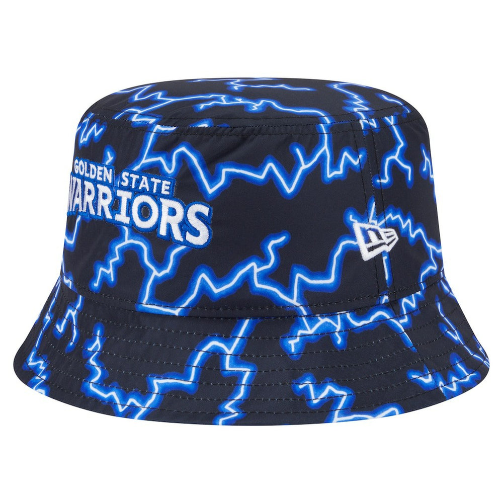 Golden State Warriors Summer Sun and Storm Reversible Bucket Hat sale - Black/Light Blue | New Era outlet