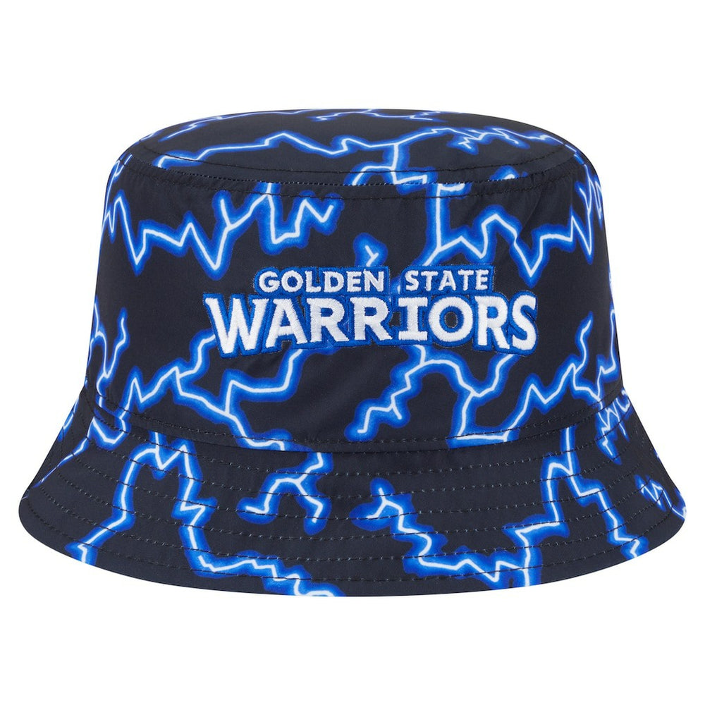Golden State Warriors Summer Sun and Storm Reversible Bucket Hat sale - Black/Light Blue | New Era outlet