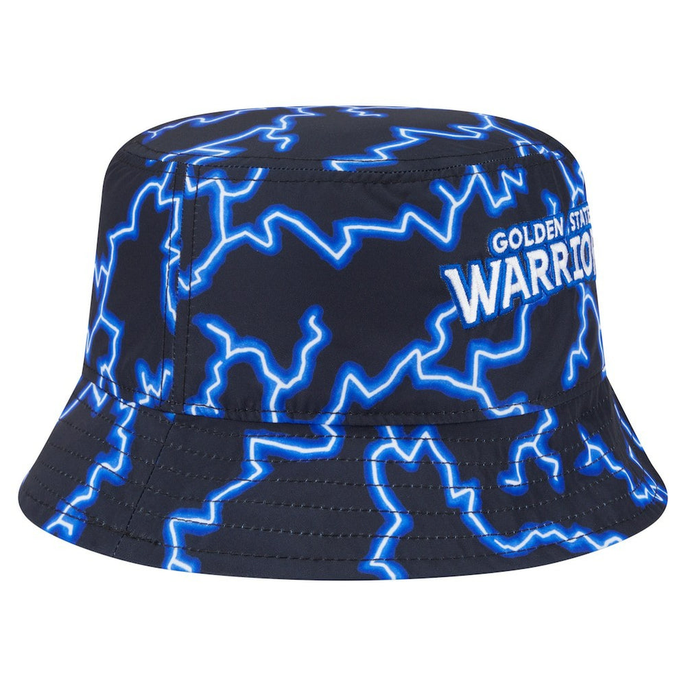 Golden State Warriors Summer Sun and Storm Reversible Bucket Hat sale - Black/Light Blue | New Era outlet