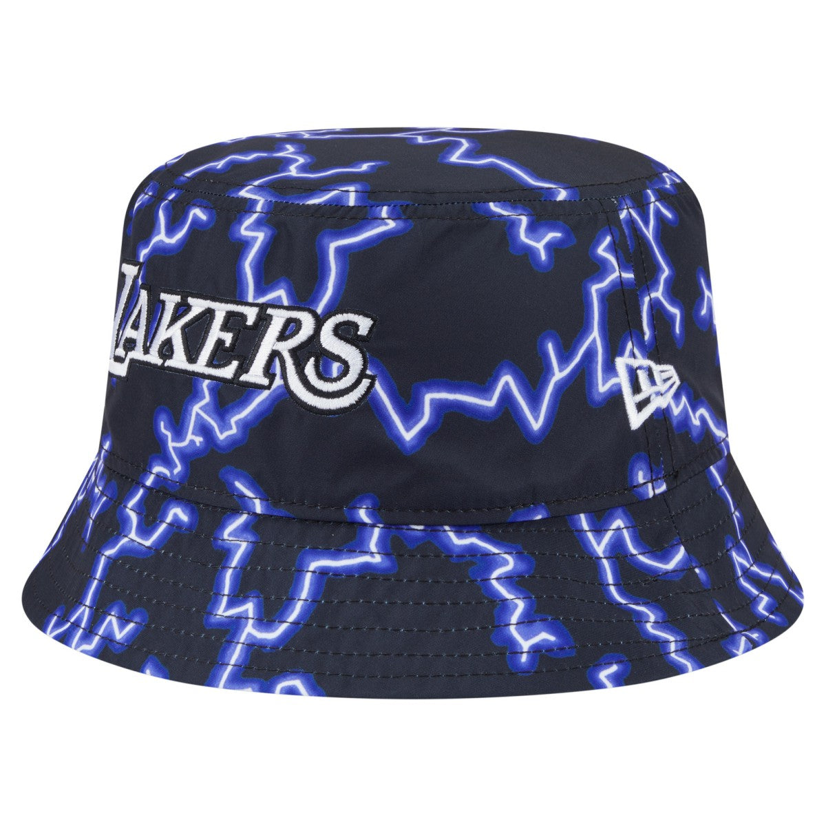 Los Angeles Lakers Summer Sun and Storm Reversible Bucket Hat - Black/Light Blue | New Era on sale