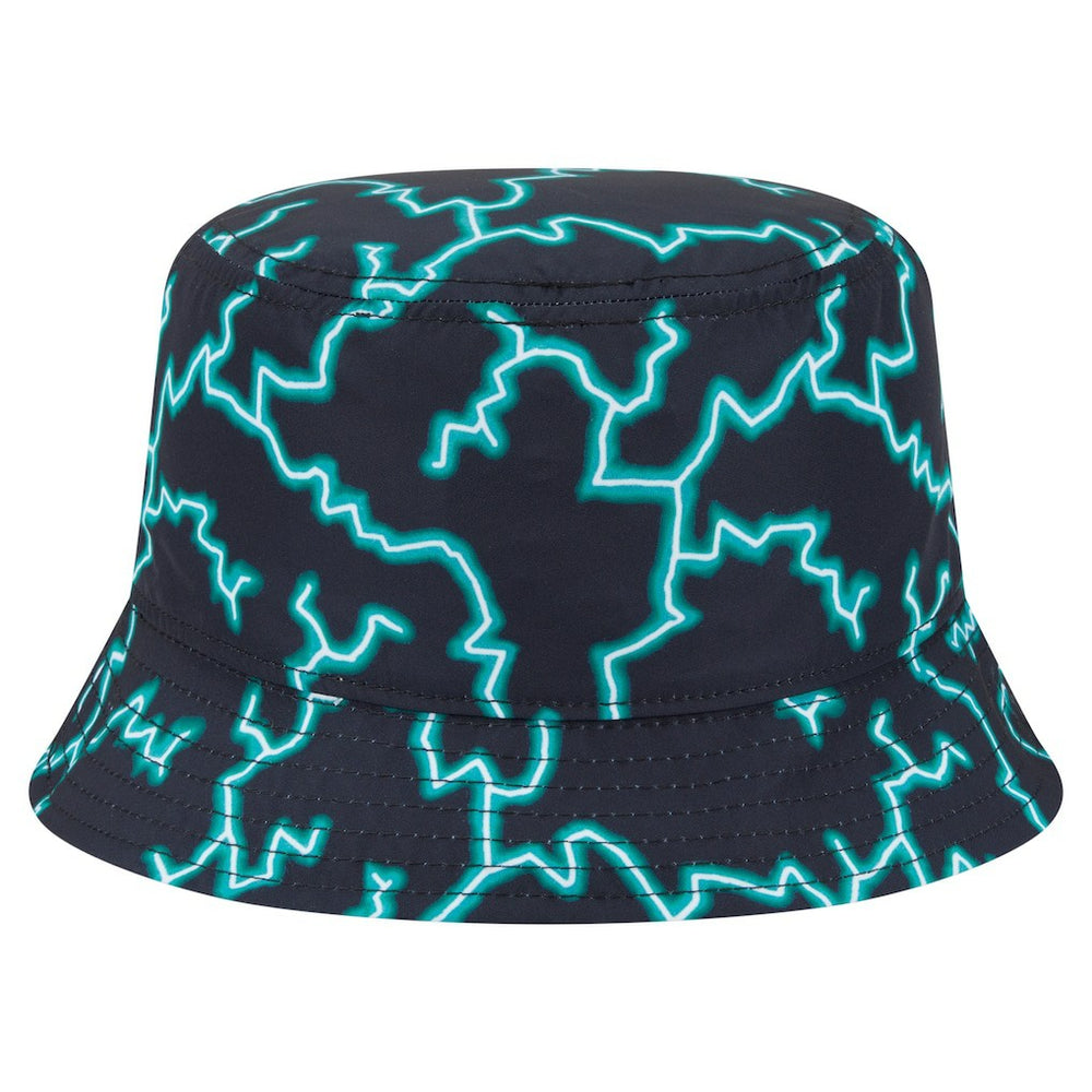 Boston Celtics Summer Sun and Storm Reversible Bucket Hat - Black/Light Blue | New Era sale