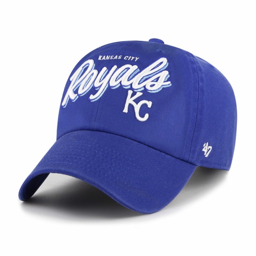 Kansas City Royals Women's Ariana Clean Up Adjustable Hat - Royal | 47 brand