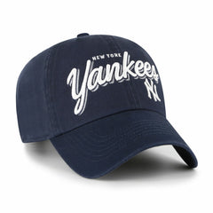 New York Yankees Women's Ariana Clean Up Adjustable Hat - Navy | 47 brand