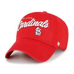 St. Louis Cardinals Women's Ariana Clean Up Adjustable Hat - Red | 47 brand